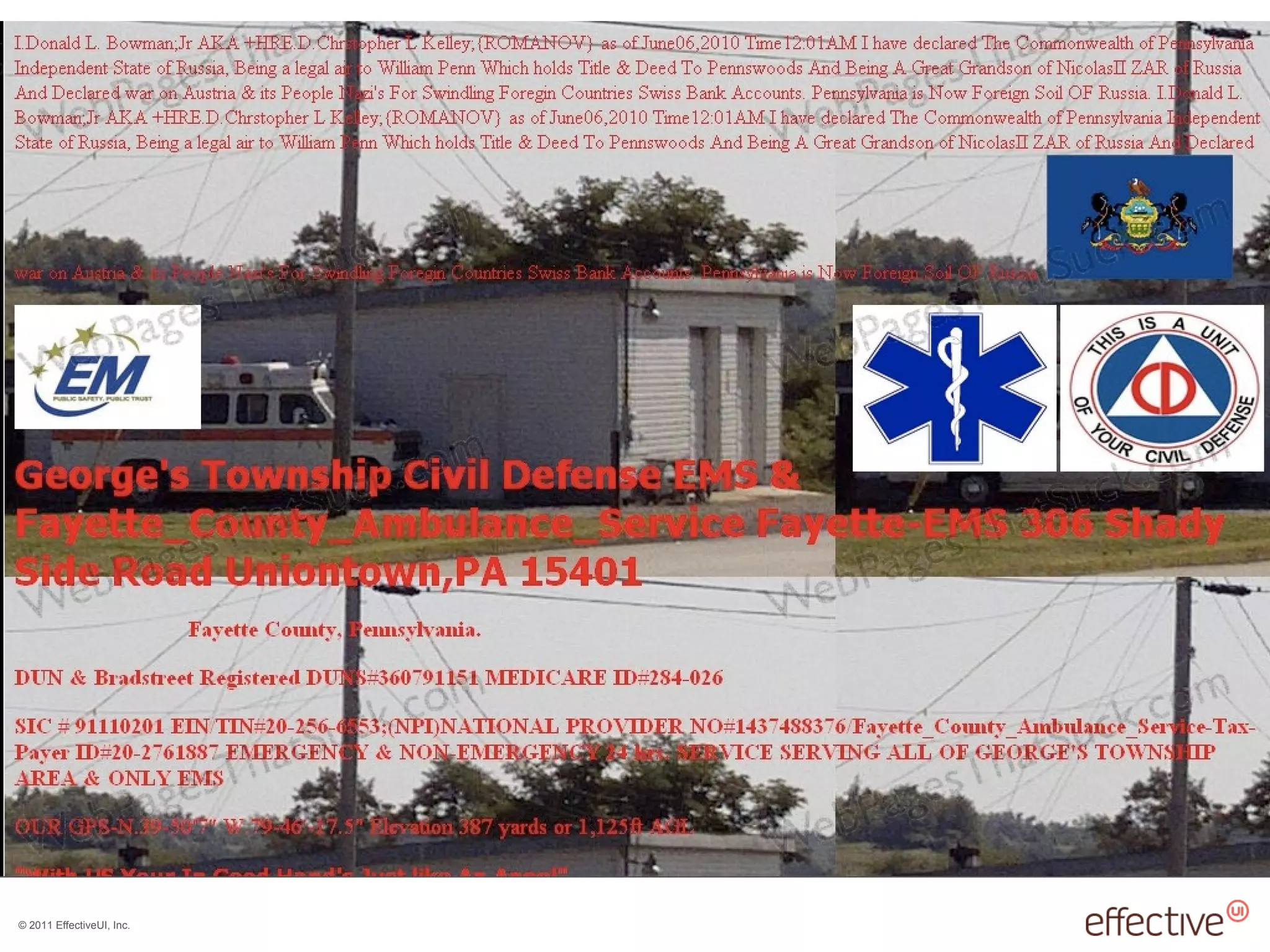 © 2011 EffectiveUI, Inc.
 