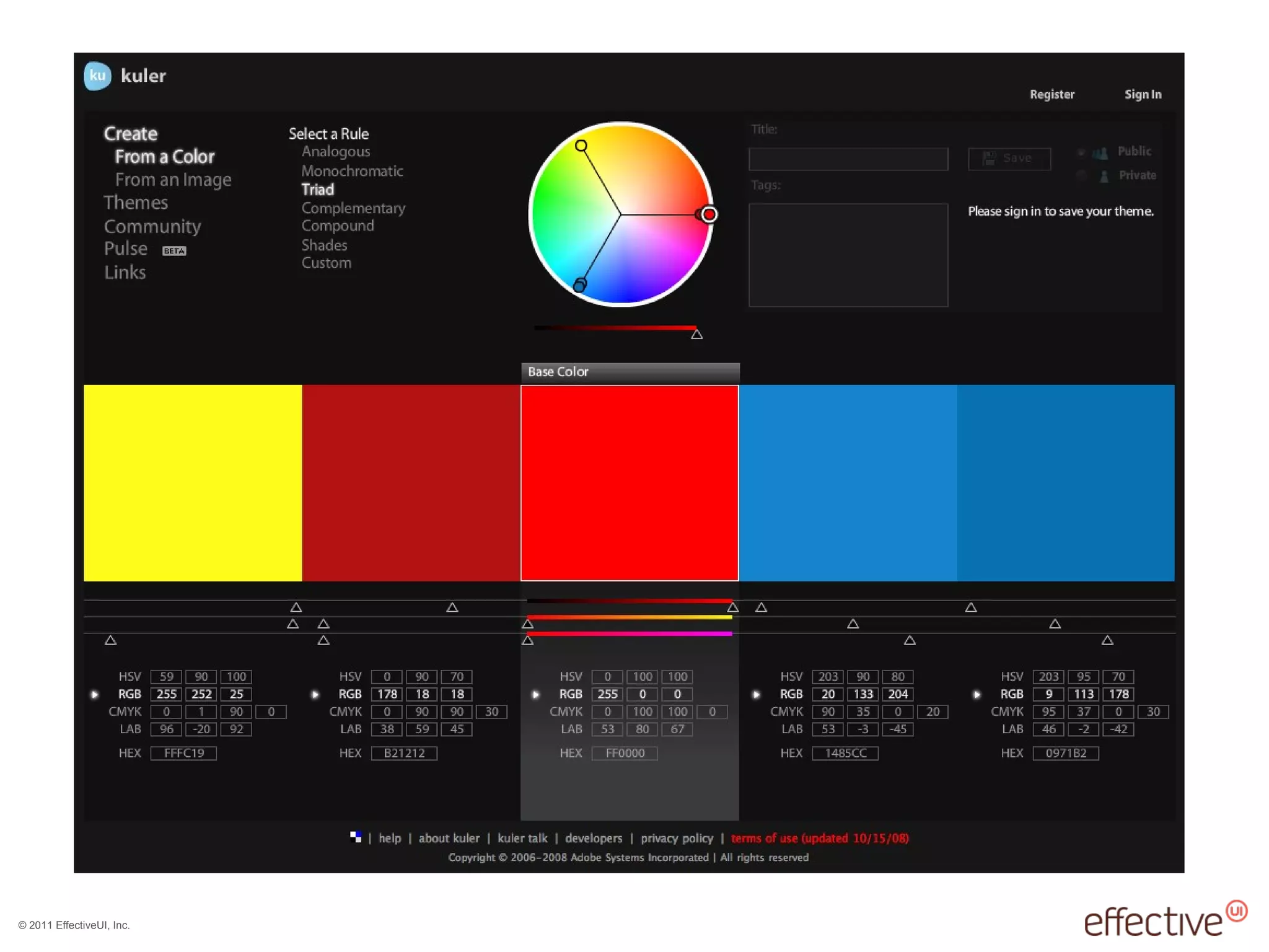© 2011 EffectiveUI, Inc.
 