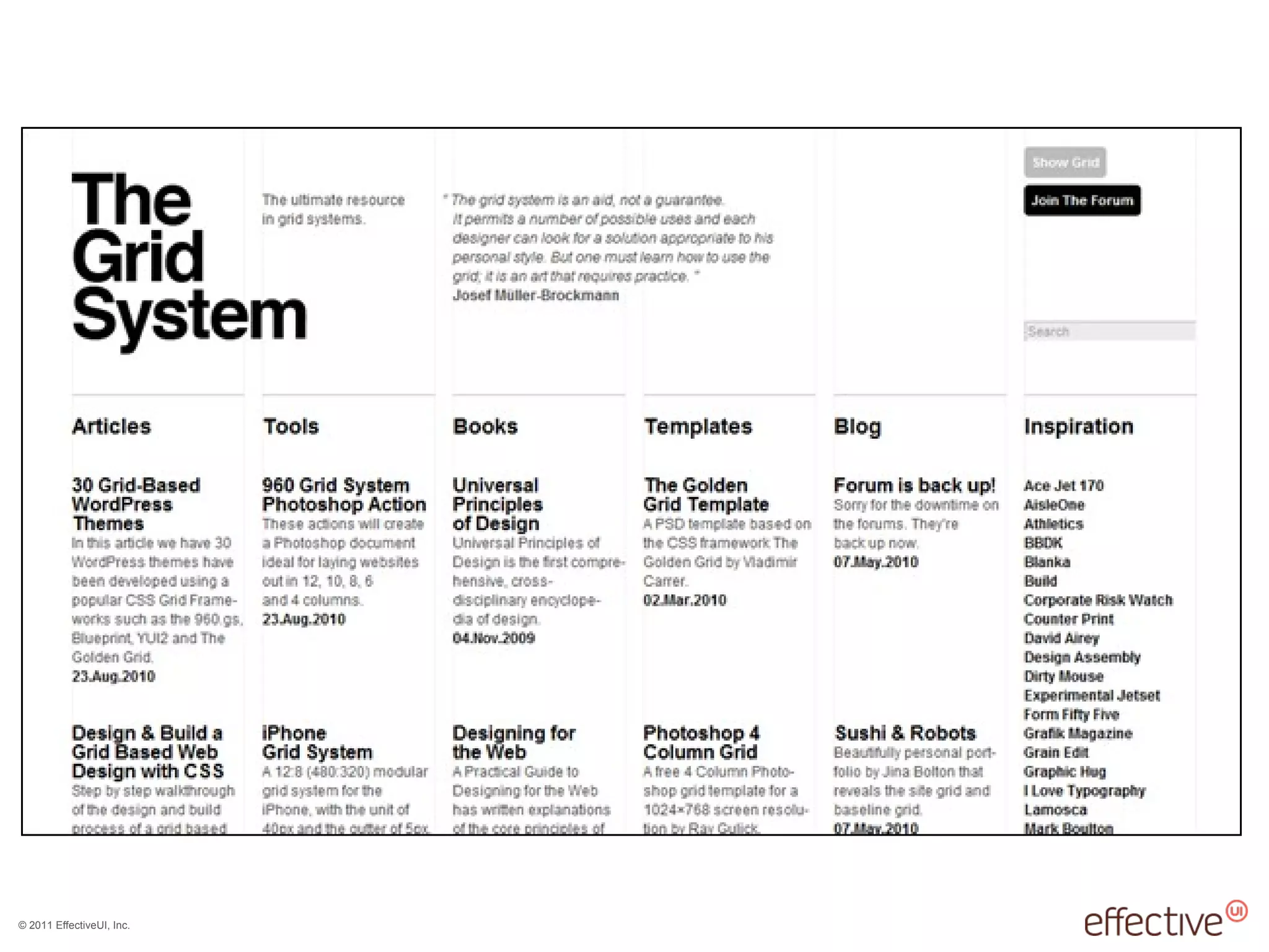 © 2011 EffectiveUI, Inc.
 