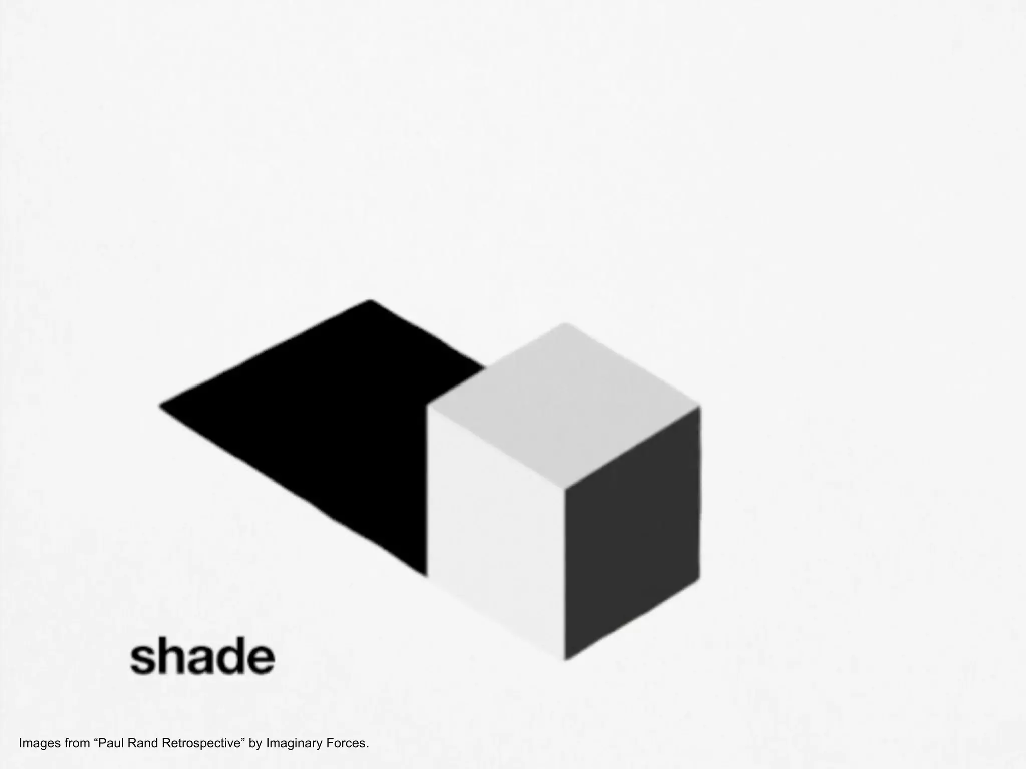 Images from “Paul Rand Retrospective” by Imaginary Forces.  