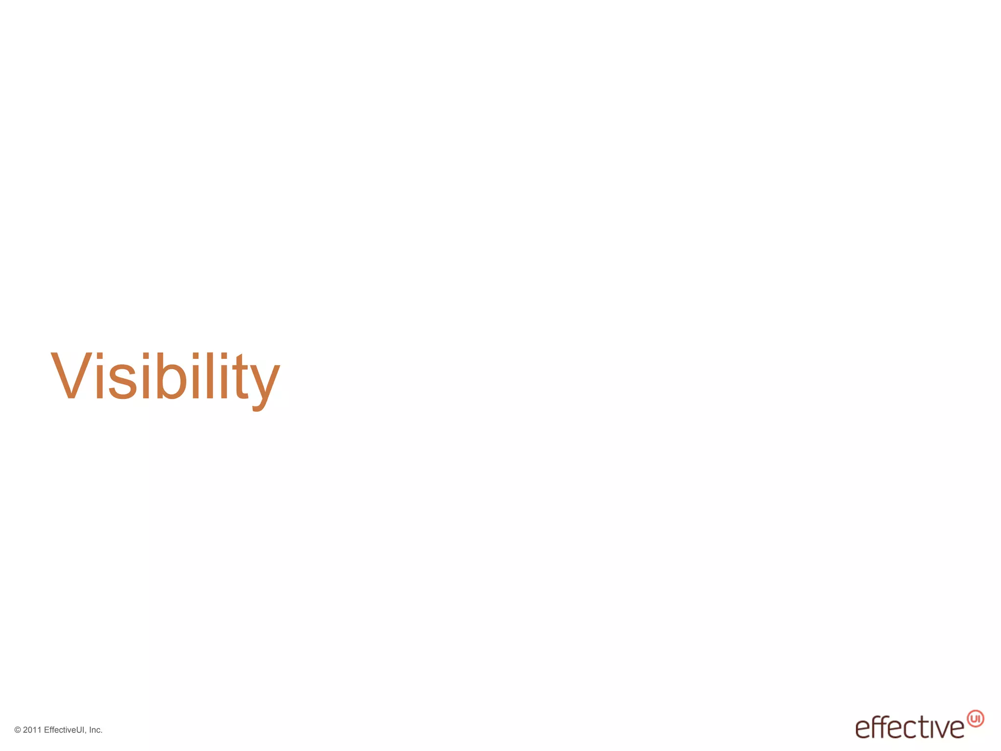 Visibility 