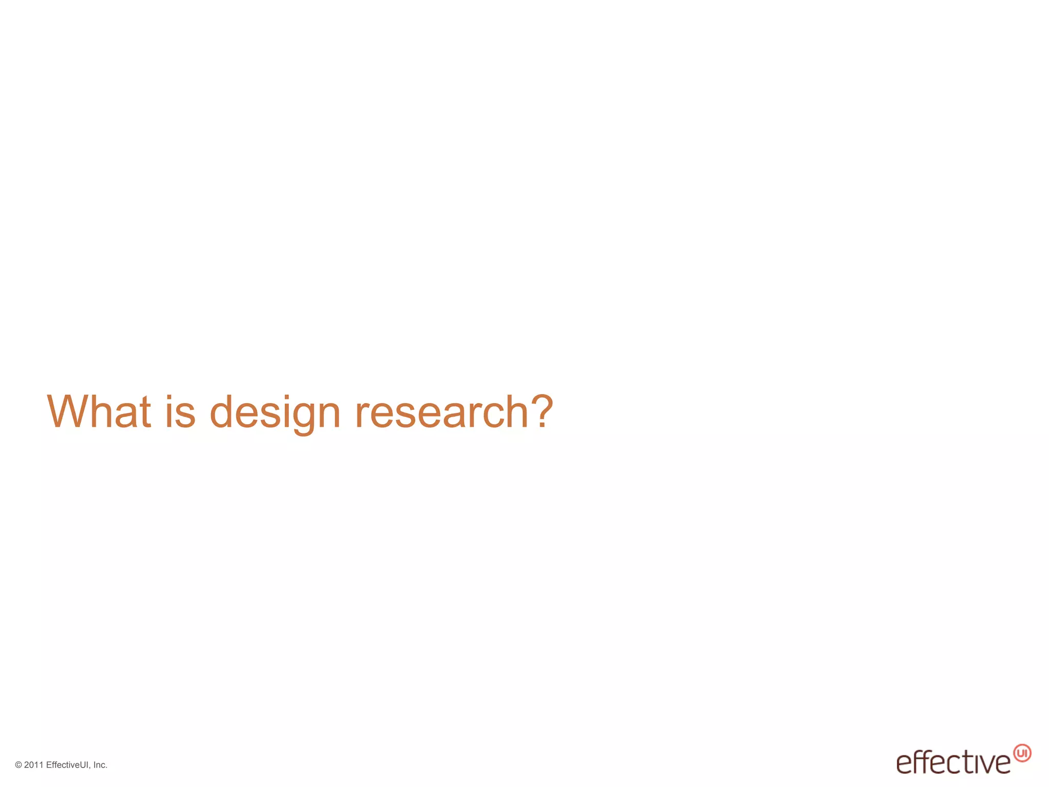 What is design research? 