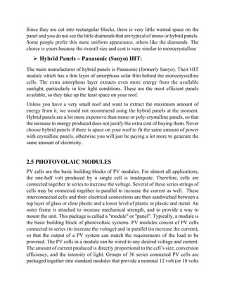 Design & estimation of rooftop grid tied solar pv system | PDF