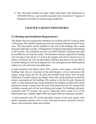 Design & estimation of rooftop grid tied solar pv system | PDF