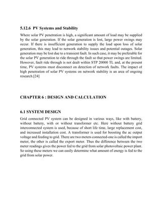 Design & estimation of rooftop grid tied solar pv system | PDF