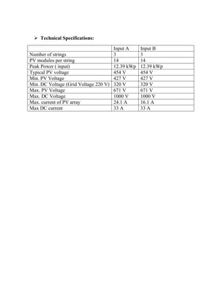 Design & estimation of rooftop grid tied solar pv system | PDF