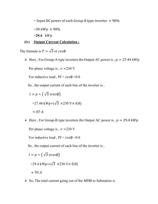 Design & estimation of rooftop grid tied solar pv system | PDF