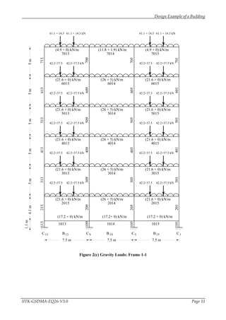 Code 6 Building Example Design example of a six storey | PDF