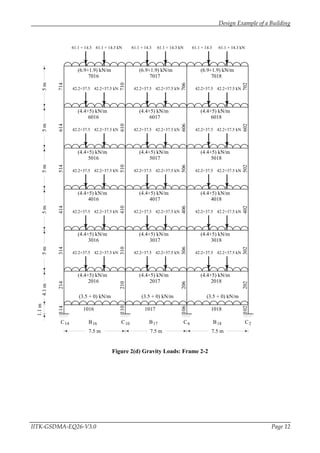Code 6 Building Example Design example of a six storey | PDF