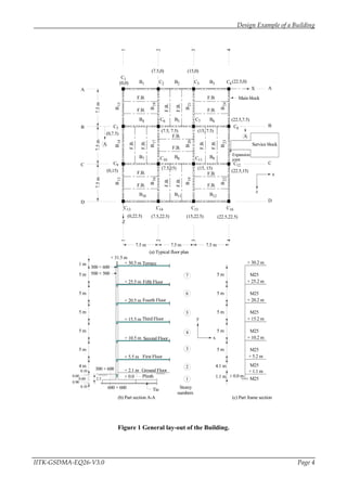 Code 6 Building Example Design example of a six storey | PDF