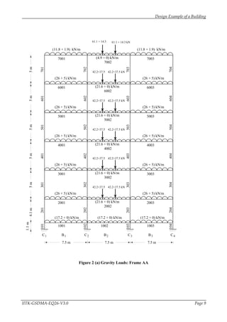 Code 6 Building Example Design example of a six storey | PDF