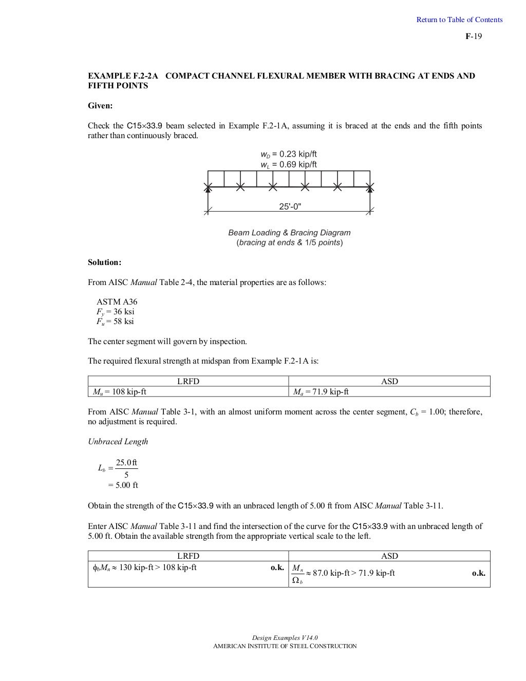 Design Examples Aisc Dise o En Acero Ejercicios