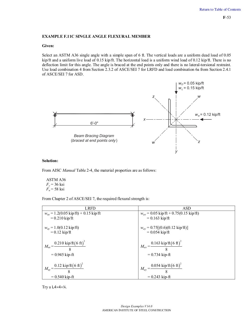 Design Examples Aisc Dise o En Acero Ejercicios