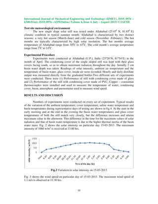 Design, fabrication and testing of a modified single slope solar still ...