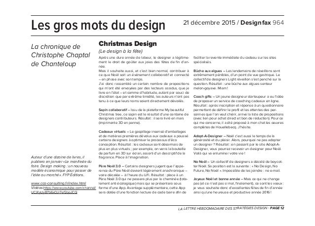 Design Fax 964 Les Gros Mots Du Design Christmas Design
