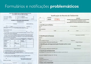 Formulários e notificações problemáticos

 