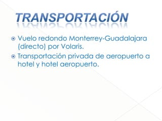 HotelvacancyHotel Guadalajara Plaza ExpoLocalizado a 50 metros de la Expo Guadalajara.Ocupación Triple