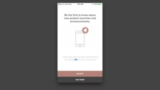 Be the first to know about
new product launches and
announcements.
How? Receive Everlane Notifications
by hitting OK on the next screen.
 