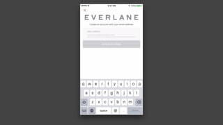 Everlane iOS App Design Critique