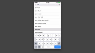 Everlane iOS App Design Critique