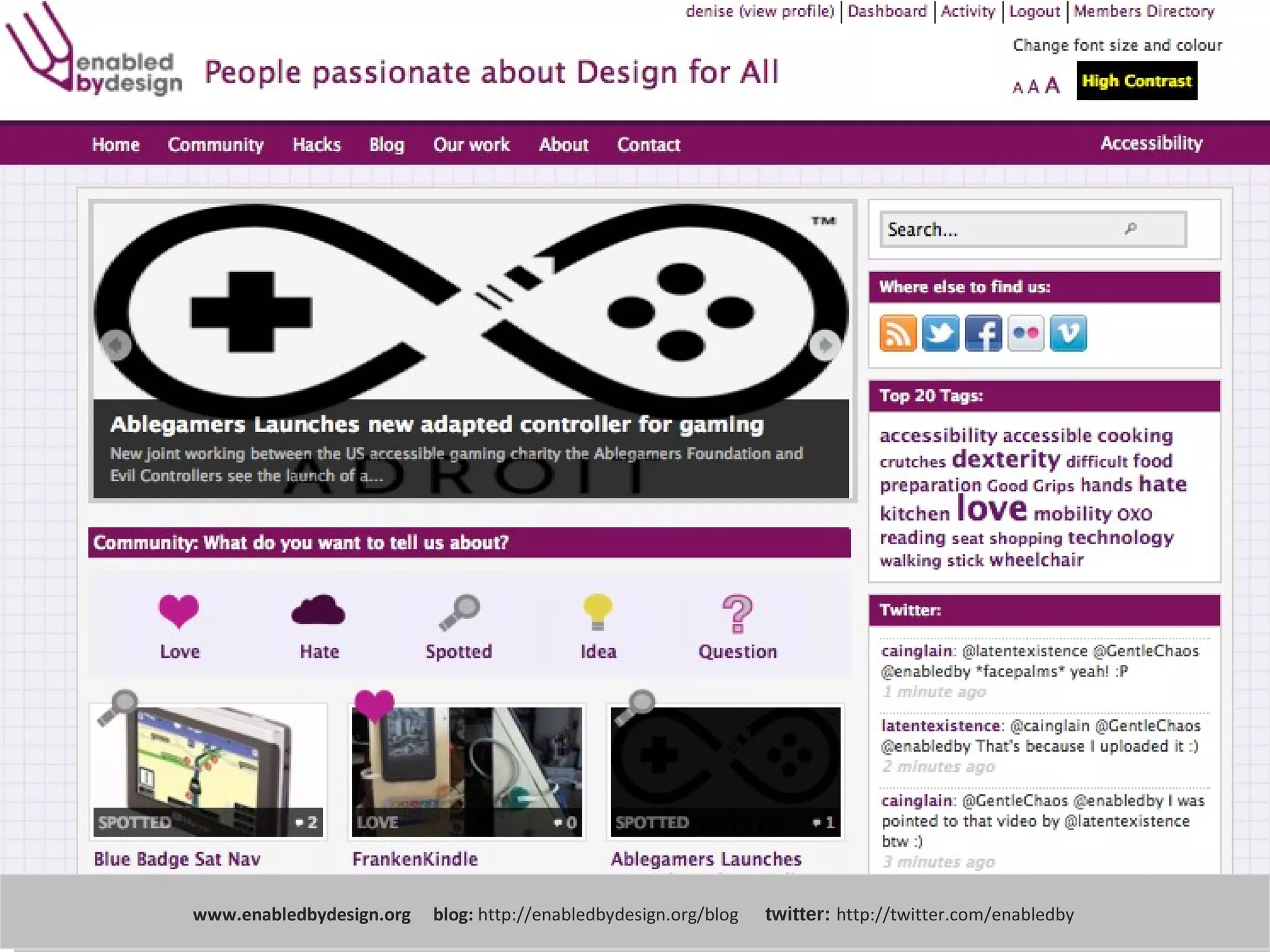 www .enabledbydesign.org  blog:  http://enabledbydesign.org/blog  twitter:  http://twitter.com/enabledby 