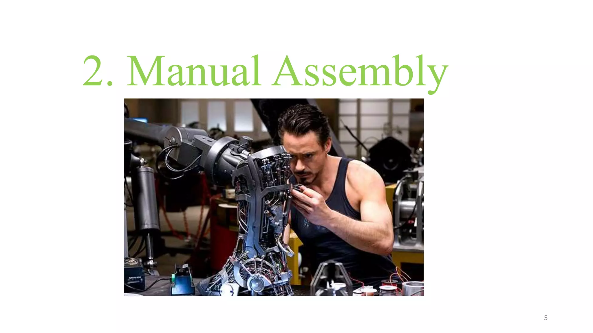 5
2. Manual Assembly
 