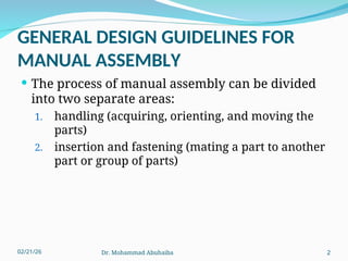 Design for assembly in automation industry.ppt
