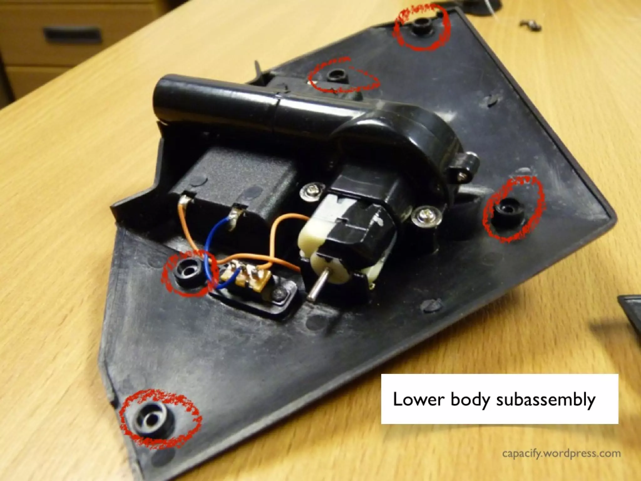 Lower body subassemblyLower body subassembly
 