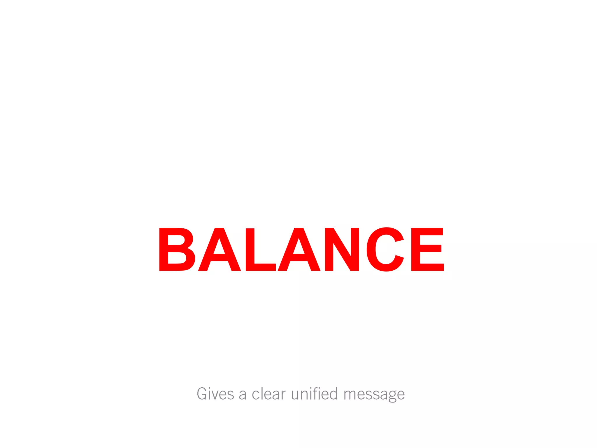 BALANCE
 