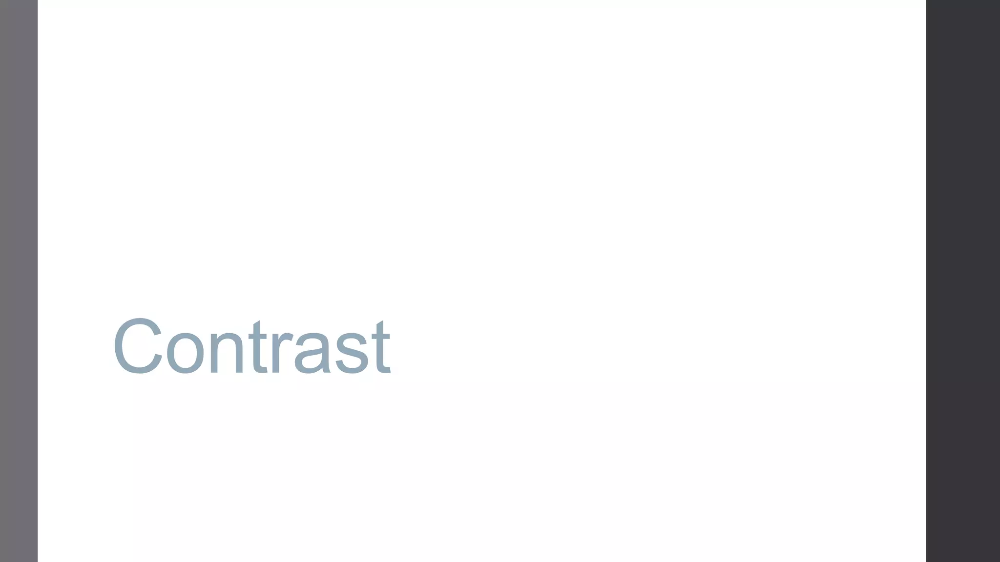 Contrast 