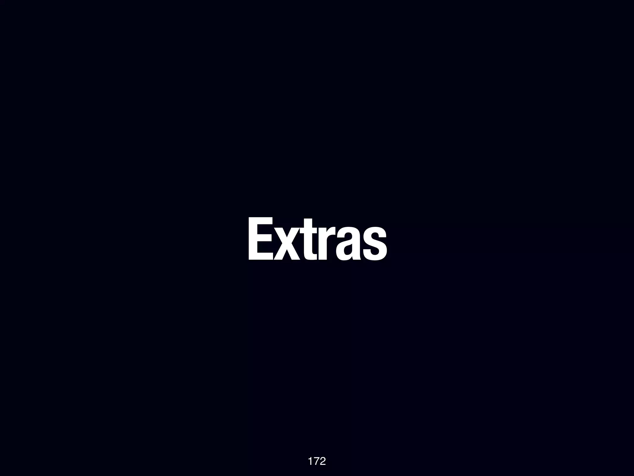 Extras


  172
 