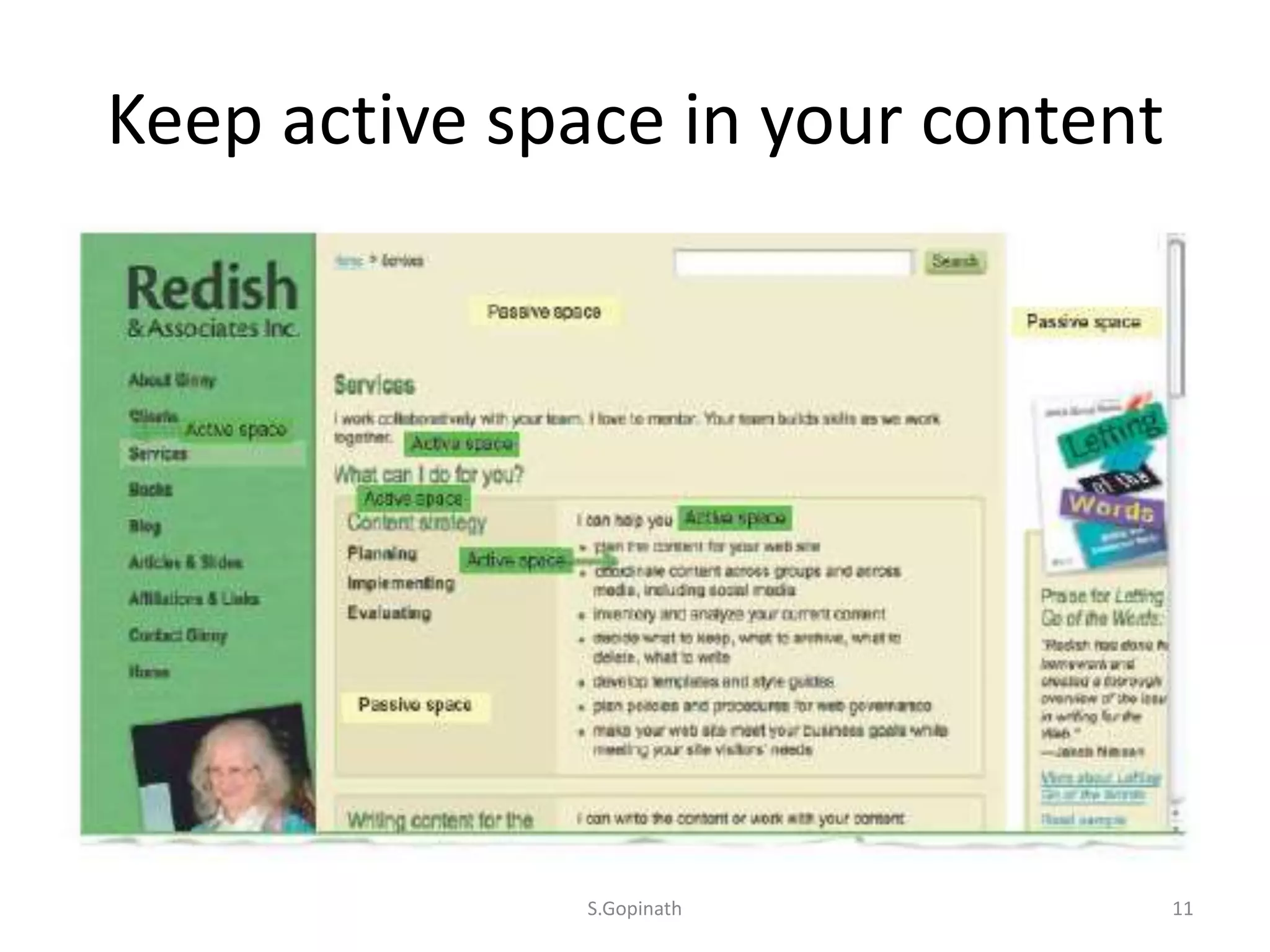 Keep active space in your content
S.Gopinath 11
 