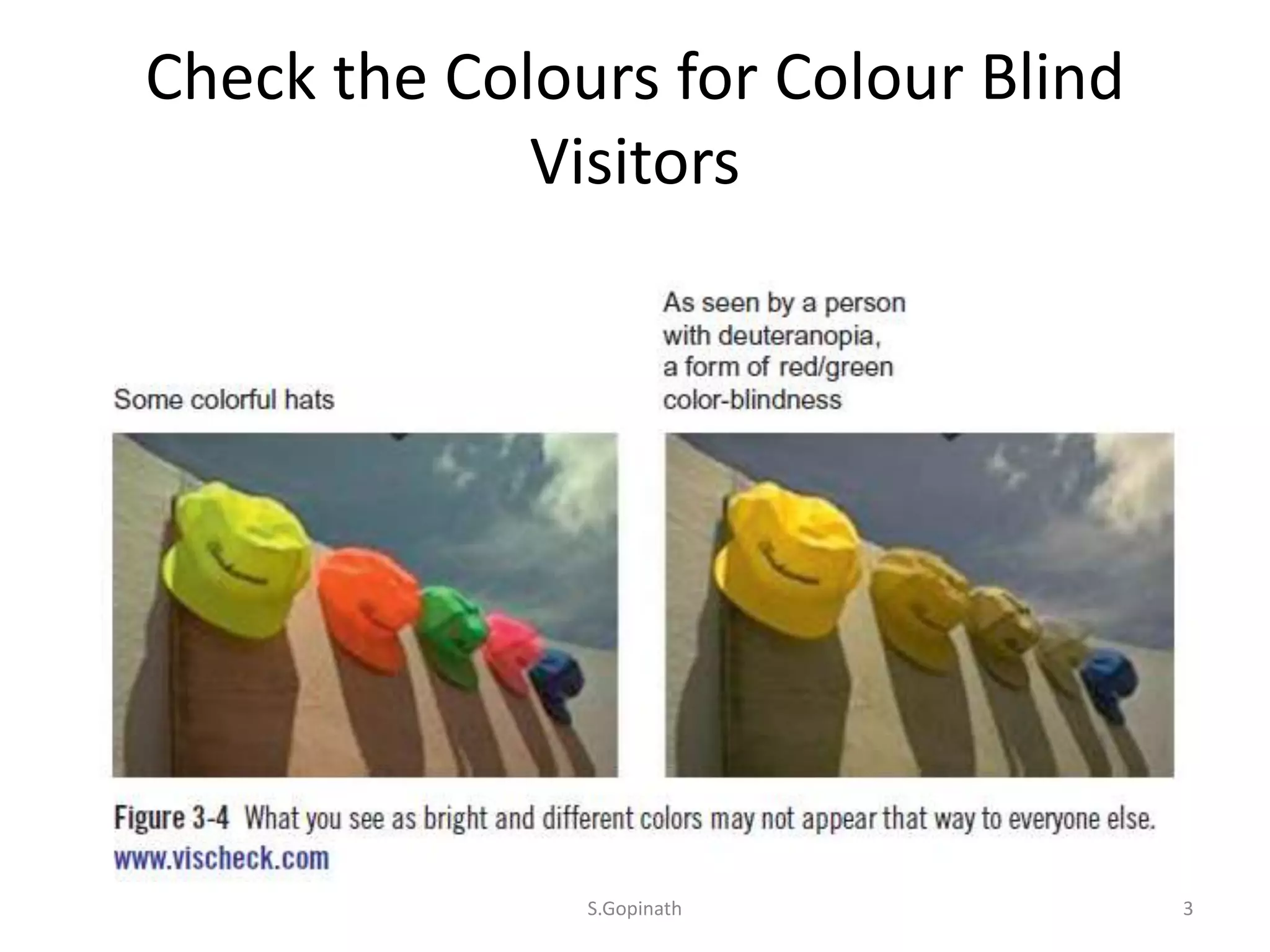 Check the Colours for Colour Blind
Visitors
S.Gopinath 3
 