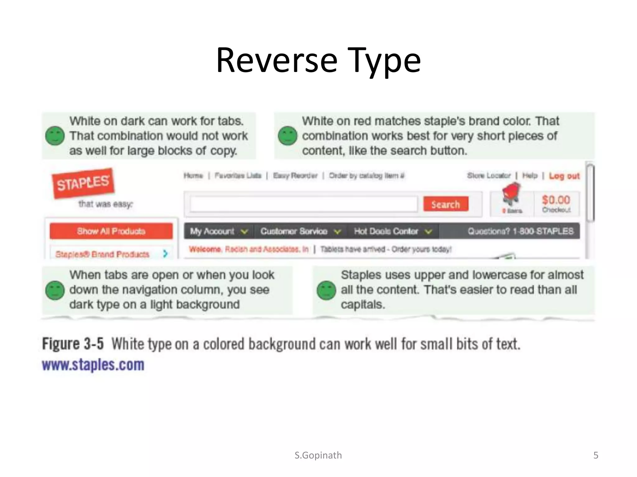 Reverse Type
S.Gopinath 5
 