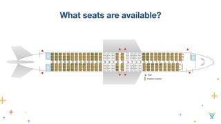 What seats are available? 
 