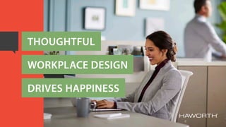 THOUGHTFUL
DRIVES HAPPINESS
WORKPLACE DESIGN
 