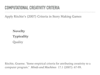 Designing for Creativity and Kindness in Games | PPT