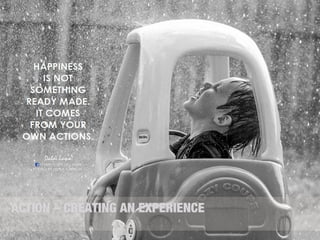 ACTION – CREATING AN EXPERIENCE

 