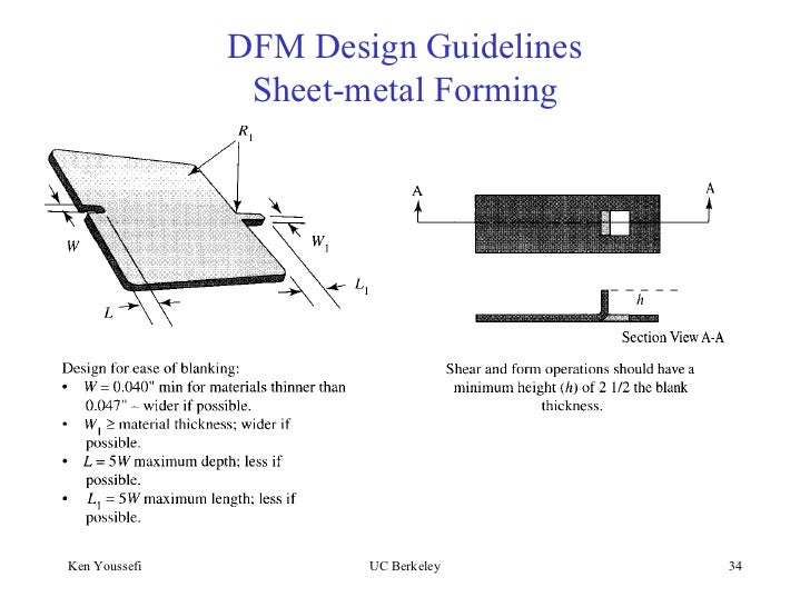 design formanufacturingandassembly sheet metal design guidelines