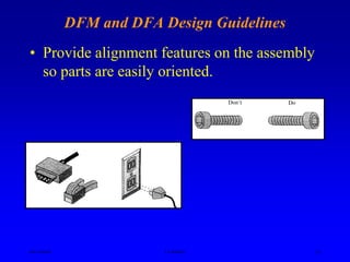 General Guidelines for Design for Manufacturing and Assembly | PPT