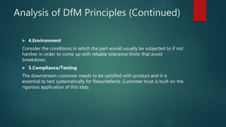 Design for manufacturing ppt anas lahrichi | PPTX