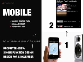 Design for multitouch