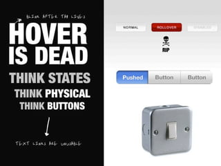 Design for multitouch