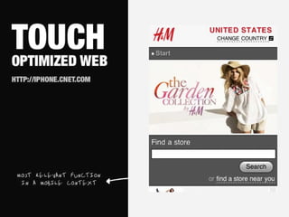 Design for multitouch
