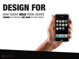 Design for multitouch