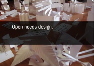 Design for Open Making