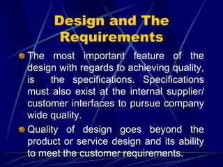 Design for quality (1) | PPTX