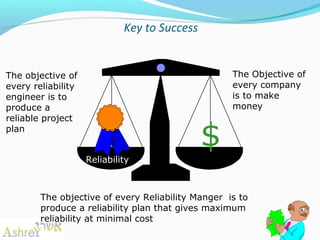 Project Cost Reliability Design for Reliability - Quality Reliabilty Conference 2013 | PPT