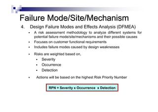 Design Risk Assessmnet With Detectability ASQ RD Webinar: Design for reliability a roadmap for design robustness ...