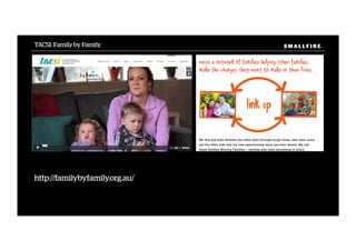 S M A L L F I R E.S M A L L F I R E.TACSI: Family by Family
http://familybyfamily.org.au/
 